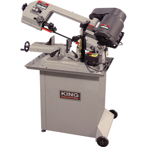 Dual Swivel Metal Cutting Band Saws, Horizontal, Round 5" and 5" x 6" Rectangular Cutting Capacity Stor-it Systems