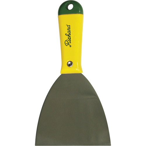 Signature Series Flexible Taping Knife, High-Carbon Steel Blade, 4" Wide, Polypropylene Handle Stor-it Systems