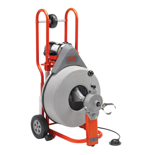 Nettoyant de drain K-750 pour machine &agrave; baril, &eacute;lectrique, 3/4" x 100' Stor-it Systems