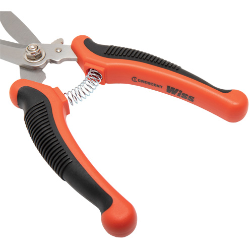 Easy Snip Utility Shear, 4" Cut Length, Straight Handle Stor-it Systems