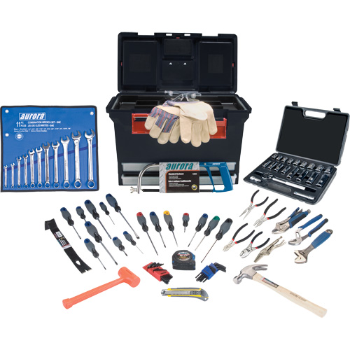 Ensemble d'outils pour ouvrier, 86 morceaux Stor-it Systems