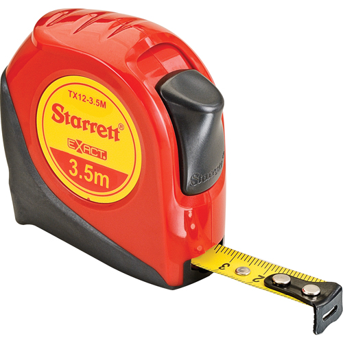 Ruban &agrave; mesurer pour ing&eacute;nieur, 1/2" x 3,5 m, Marques de goujon Millim&egrave;tres Stor-it Systems