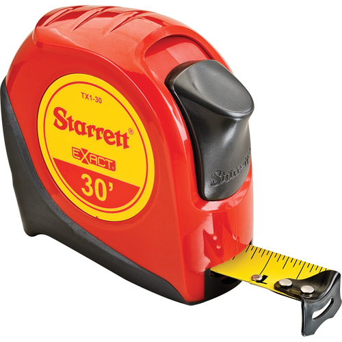 Ruban &agrave; mesurer Autolock, 1" x 30', Marques de goujon 1/16" Stor-it Systems