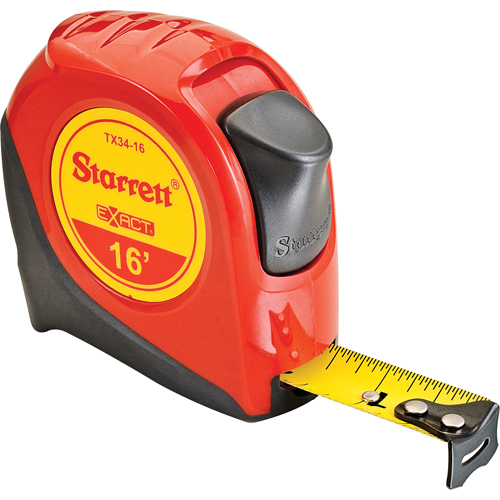 Ruban &agrave; mesurer, 19 mm x 16', Marques de goujon 1/16" Stor-it Systems