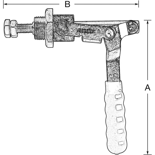 Straight Line Hold Down Clamps, 300 lbs. Clamping Force Stor-it Systems