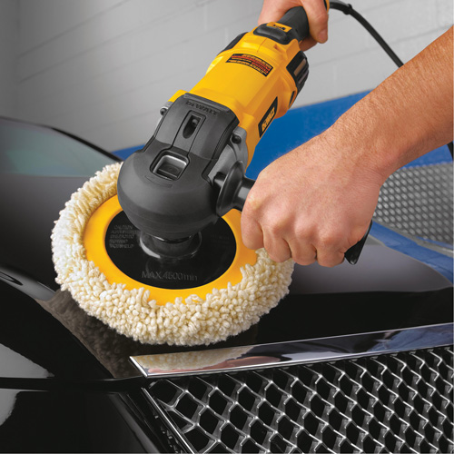 Variable Speed Polisher with Soft Start, 9"/7" Pad, 120 V, 12 A, 0-3500 RPM Stor-it Systems