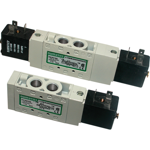 &eacute;lectrovannes pilotes &agrave; 5 voies 2 positions et 4 voies, Tuyau de 1/8", 150 psi Stor-it Systems