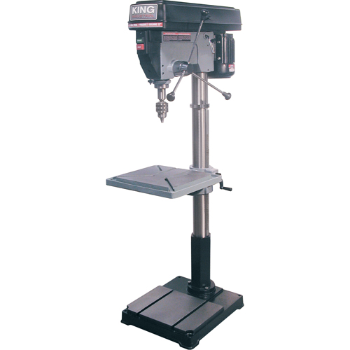 Perceuses &agrave; colonne de plancher, 22", Mandrin 3/4", 4200 tr/min Stor-it Systems