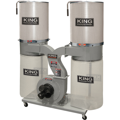 Collecteurs de poussi&egrave;re avec deux cartouches de filtration, 55-1/2" x 23" x 70" Stor-it Systems