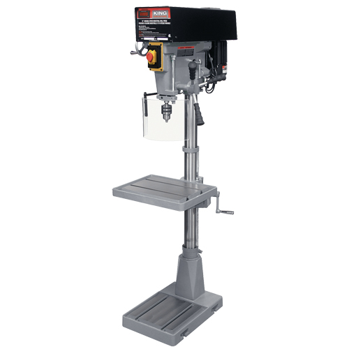 Perceuses &agrave; colonne de plancher, 15", Mandrin 5/8", 5000 tr/min Stor-it Systems