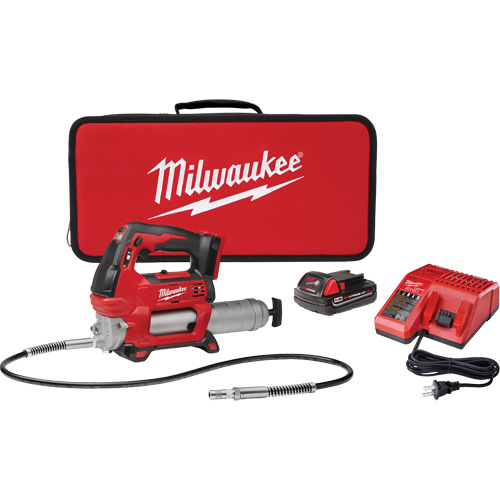 Ensemble de pistolet graisseur sans fil &agrave; deux vitesses M18, Lithium-ion, 18 V Stor-it Systems