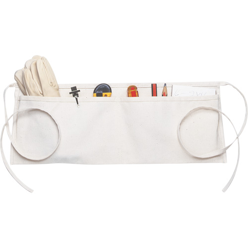 Tabliers de travail en canevas &agrave; 2 pochettes Stor-it Systems