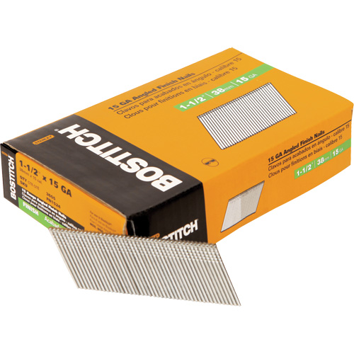 Clous de finition &agrave; angle de calibre 15 Stor-it Systems