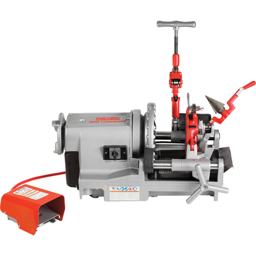 Compact Threading Machine # 300, 52 RPM, 1/2" - 2" Pipe Thread Stor-it Systems