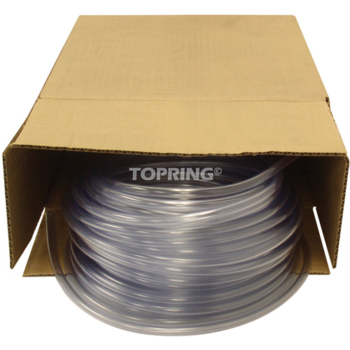 Tube, Air/Eau, 0,625" DE x 100' lo, PVC, Transparent, 30 psi @ 20°C Stor-it Systems