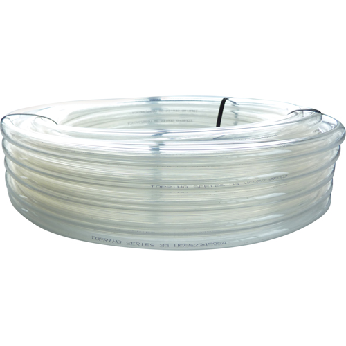 Tubing, Air/Water, 0.3125" OD x 100' L, PVC, Clear, 55 PSI @ 20°C Stor-it Systems