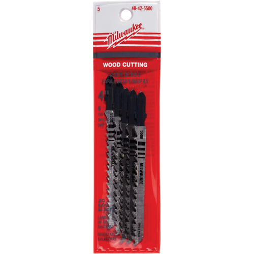 Jigsaw Blade, Bi-Metal, T-Shank, 4" L, 6 TPI Stor-it Systems