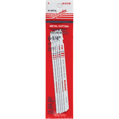 Jigsaw Blade, Bi-Metal, T-Shank, 5-1/4" L, 24 TPI Stor-it Systems