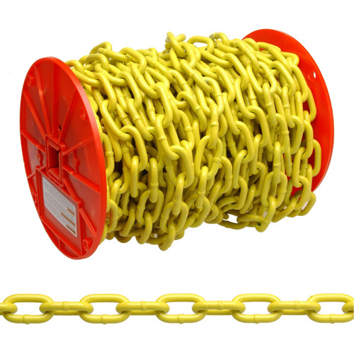 Chaîne ronde &eacute;prouv&eacute;e, Acier &agrave; faible teneur en carbone, 1/4" x 60' (18,3 m) l, Calibre 30, Charge d'utilisation 1300 lb (0,65 tonne) Stor-it Systems
