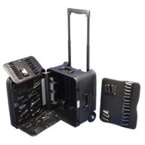 Trousse d'outils de service mobile sur 2 roues, 16-3/4" la x 13-1/2" p x 20" h, Noir Stor-it Systems