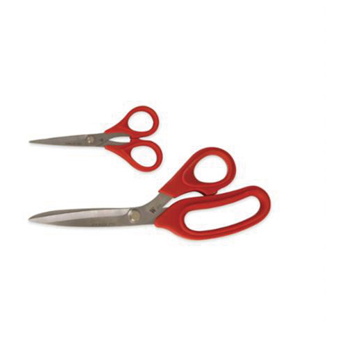 Home Craft Scissor Set, 3"/4-3/4" Cut Length, Rings Handle Stor-it Systems