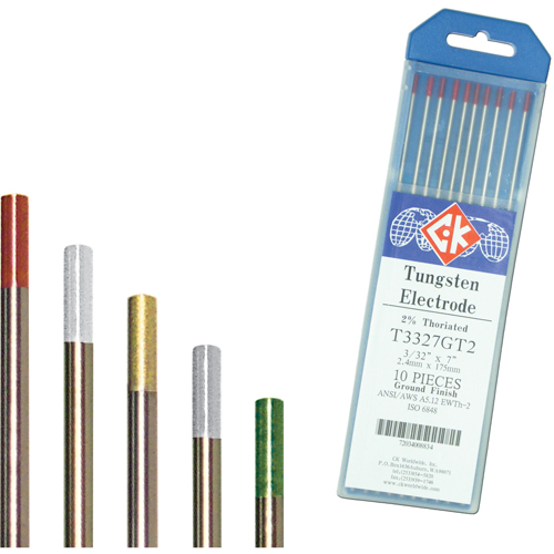 Tungsten Electrodes, 0.020" Dia. x 7" L Stor-it Systems