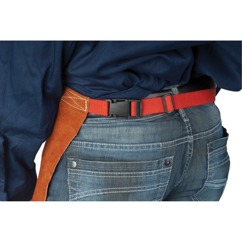 Tablier en cuir, Taille, 24" lo, Lava Brown Stor-it Systems