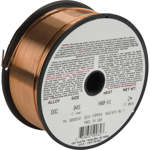 Welding Wire, Deoxidized Copper, 3/32" Diameter Stor-it Systems