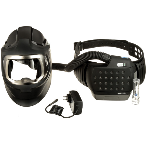 Respirateur d'&eacute;puration d'air propuls&eacute; Adflo, Masque de soudage, Pile Lithium-ion Stor-it Systems