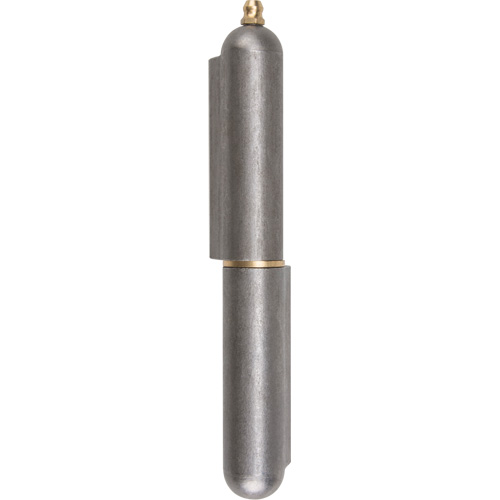 Weld-On Hinge, 0.787" Dia. x 5.906" L, Mild Steel w/Fixed Steel Pin Stor-it Systems