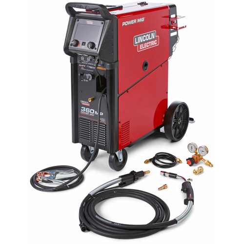 Machine &agrave; souder multiproc&eacute;d&eacute;s POWER MIG 360MP, 208 V/230 V/460 V/575 V, 1 Ph, 50/60 Hz Stor-it Systems
