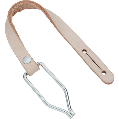 Corde de service avec agrafe pour courroie, Cuir, Beige Stor-it Systems