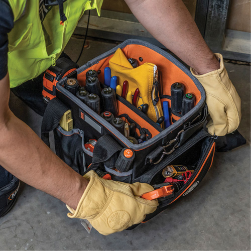 Fourretout Tradesman Pro, Nylon balistique, 40 pochettes, Noir/Orange Stor-it Systems