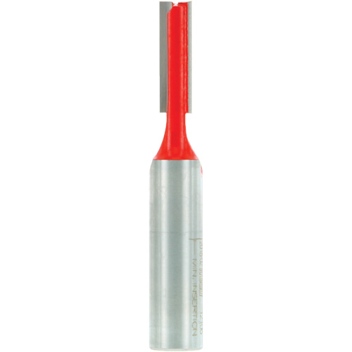 Router Bit - Double Flute Straight Bit, 5/16" Dia., 1" H, 2-3/4" L Stor-it Systems