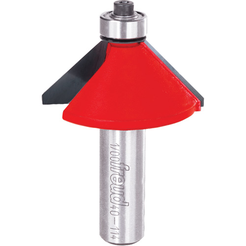 Router Bit - Chamfer Bit, 1-3/4" Dia., 1/2" Shank Stor-it Systems