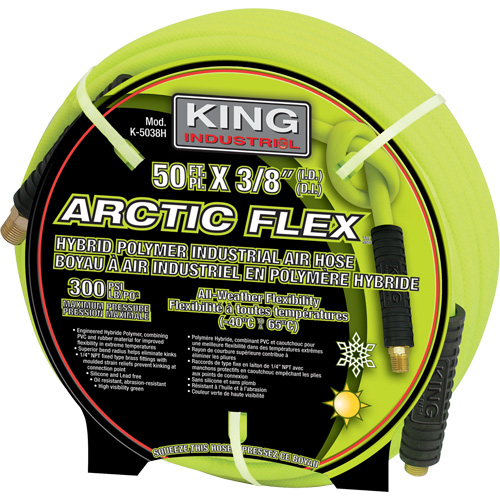 50' Hybrid Polymer Industrial Air Hose Stor-it Systems