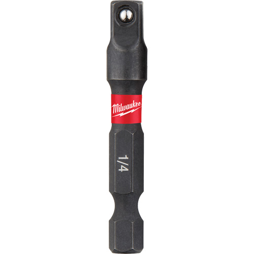 Shockwave Impact Driver Socket Adapters, 1/4" Drive Size, 1/4" Male Size, Ball, 1-7/8" L Stor-it Systems