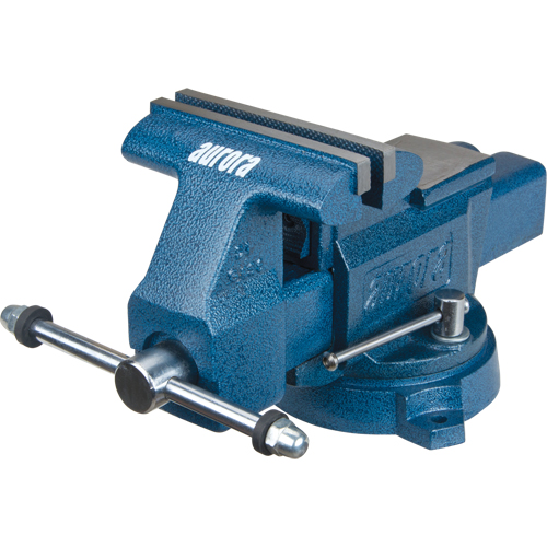 Utility Workshop Vise, 6" Jaw Width, 3-4/10" Throat Depth Stor-it Systems