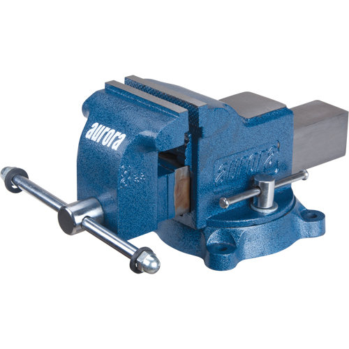 Heavy-Duty Bench Vise, 4" Jaw Width Stor-it Systems
