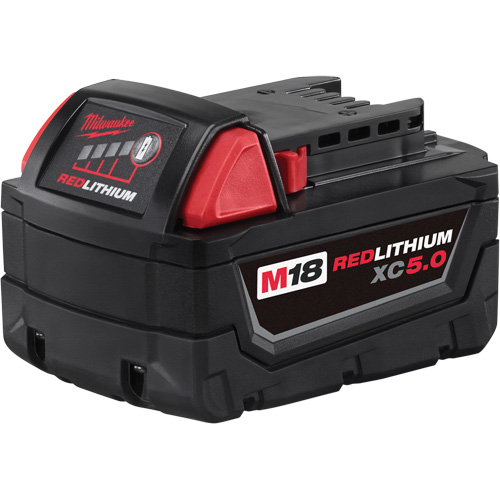 Bloc-piles &agrave; capacit&eacute; &eacute;tendue M18 Redlithium XC5.0 , Lithium-ion, 18 V, 5 A Stor-it Systems