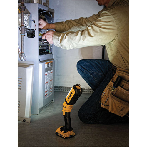 Max Cordless Hand-Held Area Light, LED, 500 Lumens, 3 Hrs. Run Time, Rechargeable Batteries, Not Included Stor-it Systems