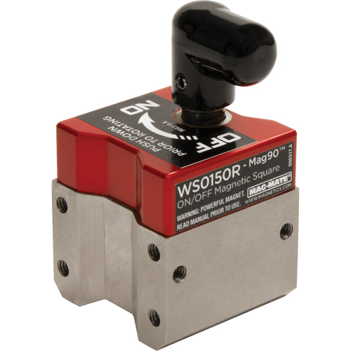 &eacute;querres magn&eacute;tiques Mag90 avec interrupteur, 1-1/2" lo x 1-1/2" la x 2-3/4" h, 150 lb Stor-it Systems