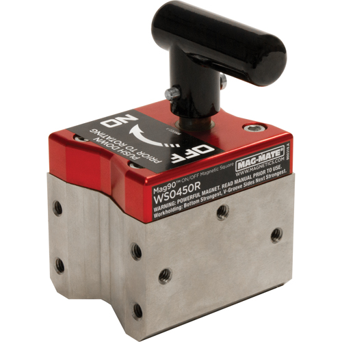 &eacute;querres magn&eacute;tiques Mag90 avec interrupteur, 3" lo x 2-1/2" la x 4-5/8" h, 450 lb Stor-it Systems