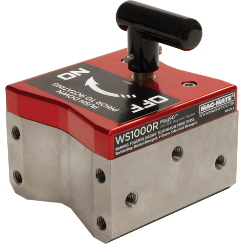 &eacute;querres magn&eacute;tiques Mag90 avec interrupteur, 4-1/4" lo x 4" la x 4-3/4" h, 1000 lb Stor-it Systems