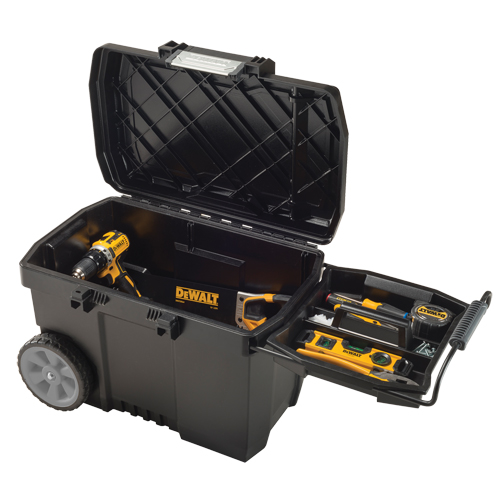 Coffre &agrave; outils pour entrepreneur, 15-19/32" la x 24-13/16" p x 16-1/2" h, Noir Stor-it Systems