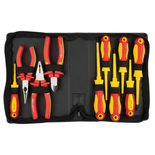 Insulated Tool Set, 1000 V, 10 Pcs Stor-it Systems