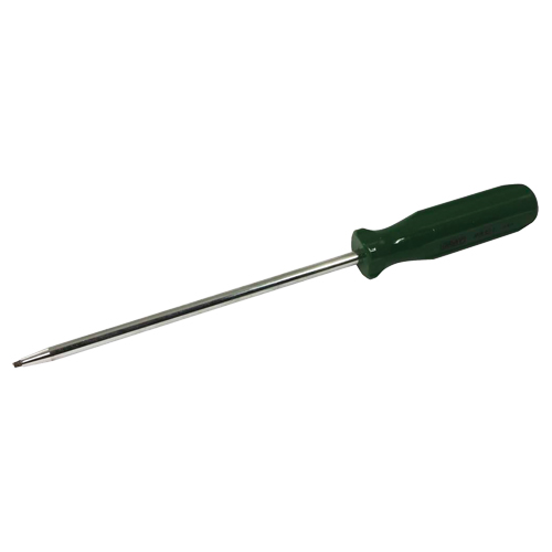 Square Screwdriver, #1 Tip, Round, 12-1/4" L, Plastic Handle Stor-it Systems