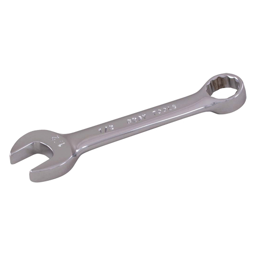 Cl&eacute; mixte courte, 12 pans, 6 mm, Fini Chrome Stor-it Systems