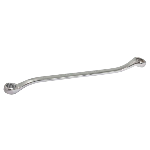 Box Wrench, 12 Point, 1/2" x 9/16", 15° Offset, Chrome Finish Stor-it Systems