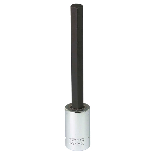 Extra Long Bit  Socket, 8 mm x 4" L, 3/8" Drive Stor-it Systems